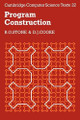 Program Construction by R. G. Stone 9780521318839