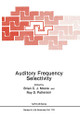 Auditory Frequency Selectivity by Brian C. J. Moore 9781461293163