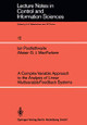 A Complex Variable Approach to the Analysis of Linear Multivariable Feedback Systems by I. Postlethwaite 9783540093404