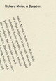 A Duration Richard Meier 9781950268788