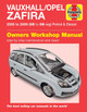 Vauxhall / Opel Zafira by Haynes Publishing