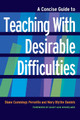 A Concise Guide to Teaching With Desirable Difficulties Diane Cummings Persellin 9781620365014