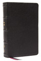 KJV,  Personal Size Large Print Single-Column Reference Bible, Genuine Leather, Black, Red Letter, Thumb Indexed, Comfort Print: Holy Bible, King James Version by Thomas Nelson 9780785291145