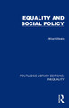 Equality and Social Policy by Albert Weale 9781032438542