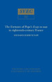 The Fortunes of Pope's 'Essay on man' in 18th-century France: 1971 by R. G. Knapp 9780729401746