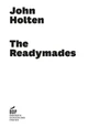 The Readymades by John Holten 9783943196764