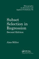 Subset Selection in Regression Alan Miller 9780367396220