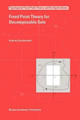 Fixed Point Theory for Decomposable Sets by Andrzej Fryszkowski 9789048166725