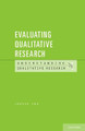 Evaluating Qualitative Research by Jeasik Cho 9780199330010