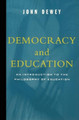 Democracy And Education by John Dewey 9780684836317