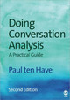 Doing Conversation Analysis by Paul Ten Have 9781412921756