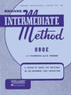 Rubank Intermediate Method - Oboe by J. E. Skornicka 9781423444237