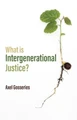 What is Intergenerational Justice? Axel Gosseries 9781509525720