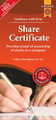 Share Certificate by H. M. Williams Accountants