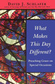 What Makes This Day Different? by David J. Schlafer 9781561011568