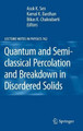 Quantum and Semi-classical Percolation and Breakdown in Disordered Solids by Asok K. Sen 9783642099113
