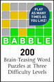 Babble: 200 Puzzles Inspired by Wordle Dan Moore 9781529425857