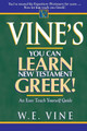 Vine's Learn New Testament Greek: An Easy Teach Yourself Course in Greek by W. E. Vine 9780785212324