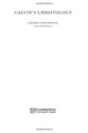 Calvin's Christology by Stephen Edmondson 9780521833714