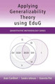 Applying Generalizability Theory using EduG by Gianreto Pini