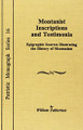 Montanist Inscriptions & Testimonia by Tabbernee 9780813210131