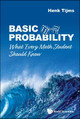 Basic Probability: What Every Math Student Should Know Henk Tijms (Vrije Univ, The Netherlands) 9789811202353