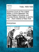 Supreme Court of the United States, in Error Between the United States of America and Thomas Morris, Marshal, in and for the ...Thern District of New-York by Anonymous 9781275517394