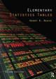 Elementary Statistics Tables by Henry R. Neave