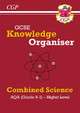New GCSE Knowledge Organiser: AQA Combined Science - Higher (Grade 9-1) by CGP Books