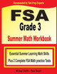 FSA Grade 3 Summer Math Workbook: Essential Summer Learning Math Skills plus Two Complete FSA Math Practice Tests by Michael Smith 9781646129805