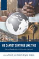 We Cannot Continue Like This by Attie S Van Niekerk 9781666753042