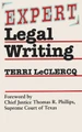 Expert Legal Writing by Teresa Leclercq