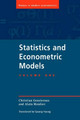 Statistics and Econometric Models by Christian Gourieroux 9780521477444
