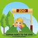 Sophia Goes To The Zoo by Kathleen Chestnut 9781716423253