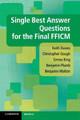 Single Best Answer Questions for the Final FFICM by Keith Davies