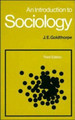 An Introduction to Sociology by J. E. Goldthorpe 9780521287791