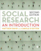 Social Research: An Introduction by Matthew David 9781847870131