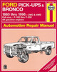 Ford Pick Ups & Bronco by Haynes