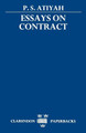 Essays on Contract by P. S. Atiyah 9780198254447