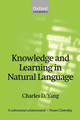 Knowledge and Learning in Natural Language by Charles D. Yang 9780199254156