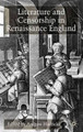 Literature and Censorship in Renaissance England by Andrew Hadfield 9780333794104