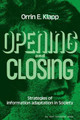 Opening and Closing by Orrin E. Klapp 9780521293112
