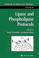 Lipase and Phospholipase Protocols by Mark Doolittle 9780896035461