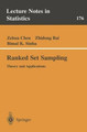 Ranked Set Sampling: Theory and Applications by Zehua Chen 9780387402635
