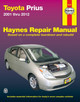 Toyota Prius 2001-12 by Haynes Publishing