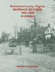 Richmond County, Virginia Marriage Records, 1854-1890, Annotated by Wesley Pippenger 9780788458132