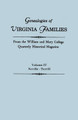 Genealogies of Virginia Families from the William and Mary College Quarterly Historical Magazine. in Five Volumes. Volume IV: Neville - Terrill by Virginia 9780806309590