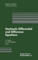 Stochastic Differential and Difference Equations by Imre Csiszar 9780817639716