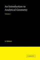 Introduction to Analytical Geometry by A. Robson 9780521116190