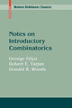 Notes on Introductory Combinatorics by Georg Polya 9780817649524